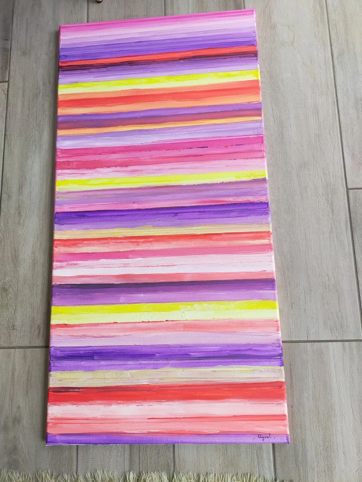 N°5 couleurs, artwork by annick Ayoul