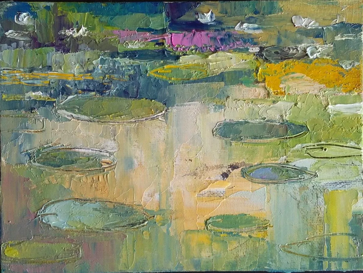 Lilly Pond, artwork by George Grim