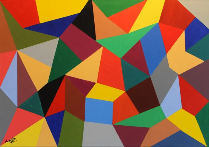 TRIANGULOS, artwork by JOSE MARIA PALACIN CALVO