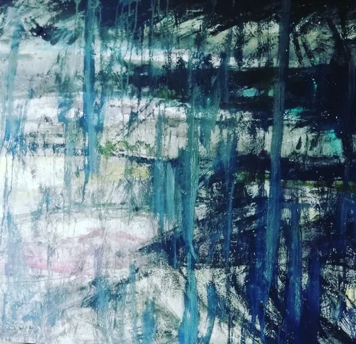 blue motion, œuvre de Suzette Swart