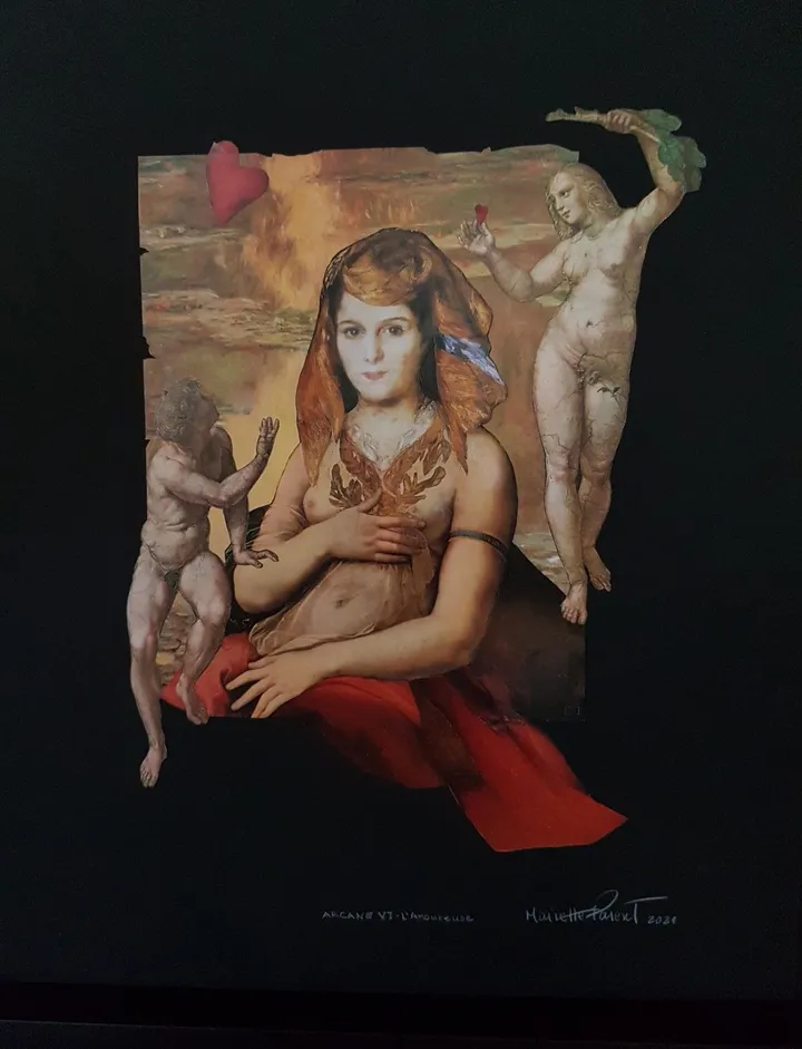L'amoureuse, artwork by Mariette Parent
