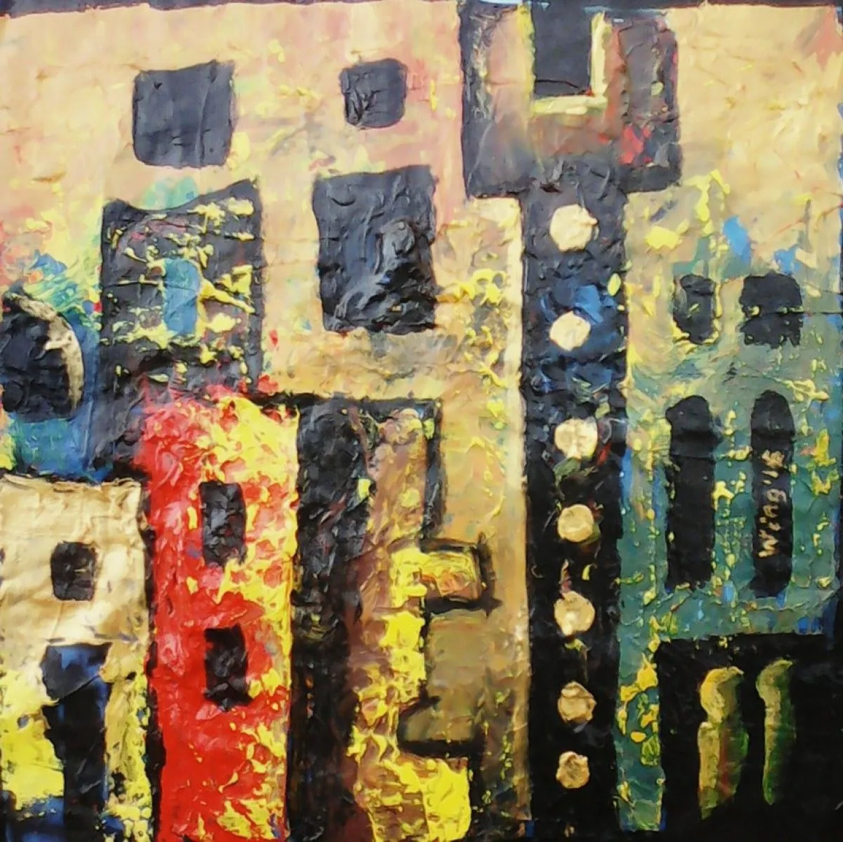 city decor, œuvre de Ngendandumwe William