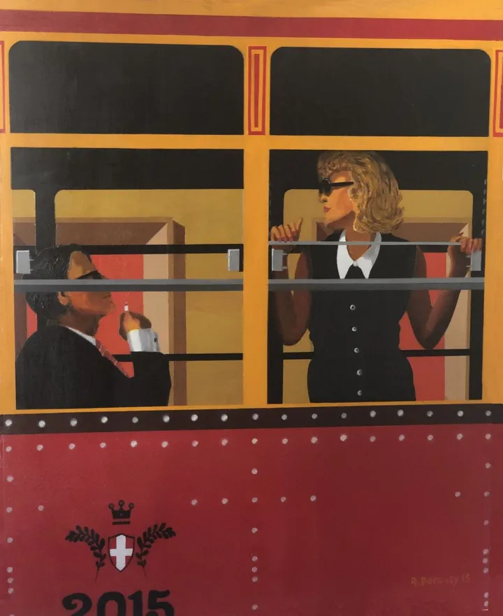 TCHOUK TCHOUK TRAIN, artwork by Alain DEMISSY