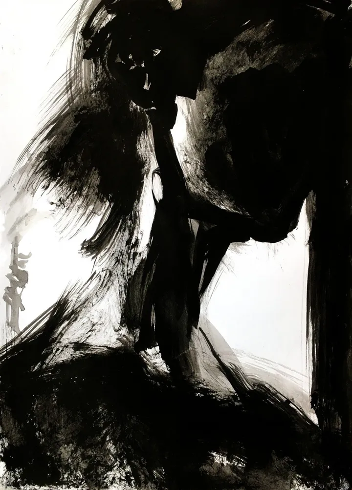 N°610 Contre-jour, œuvre de Alexandre DUMITRESCU