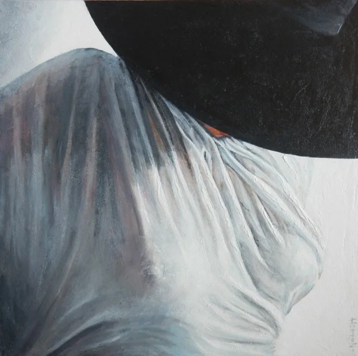 Woman in a Black Hat, œuvre de Shaun Herron