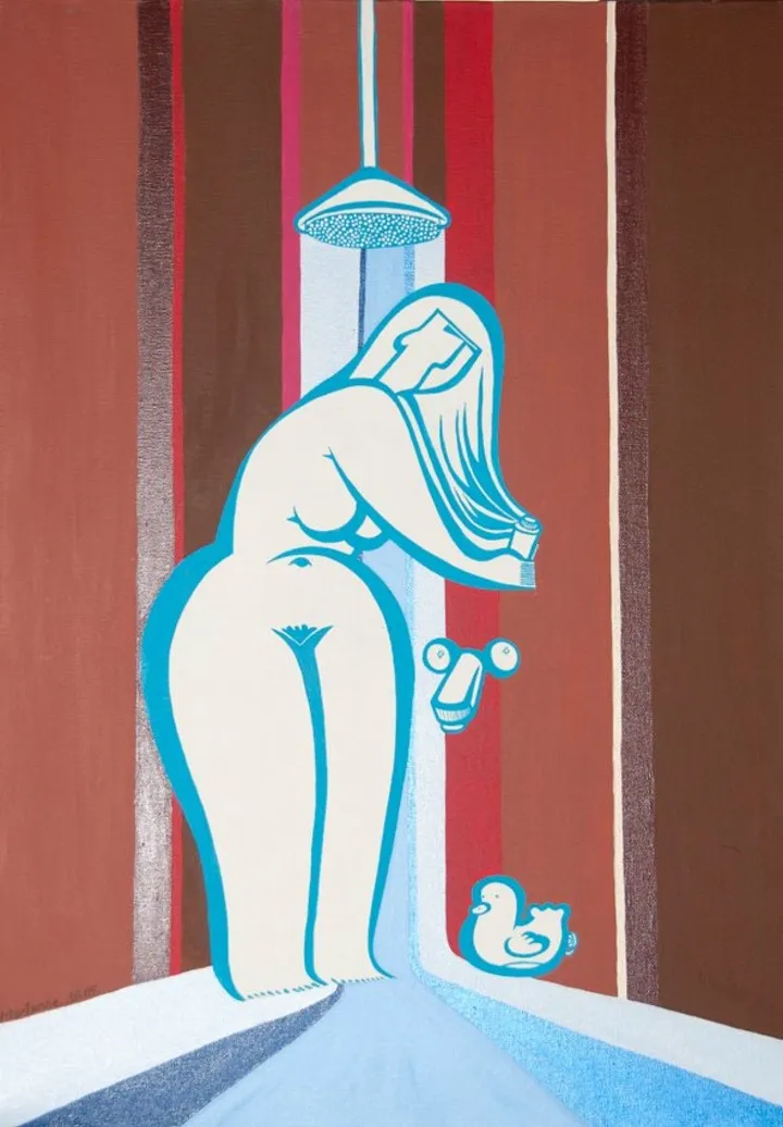 La douche, artwork by Marianne Thoyer