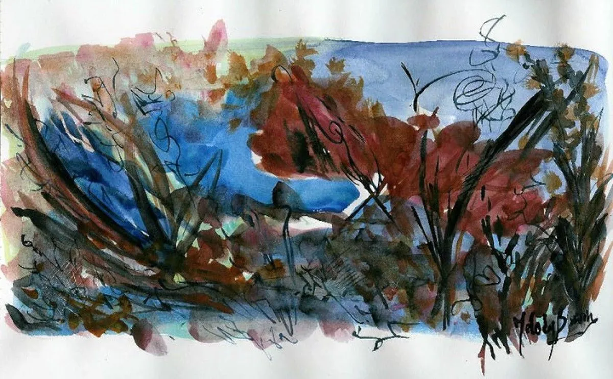 Triste et calme, alors que je t'aime, artwork by Melody Boutin
