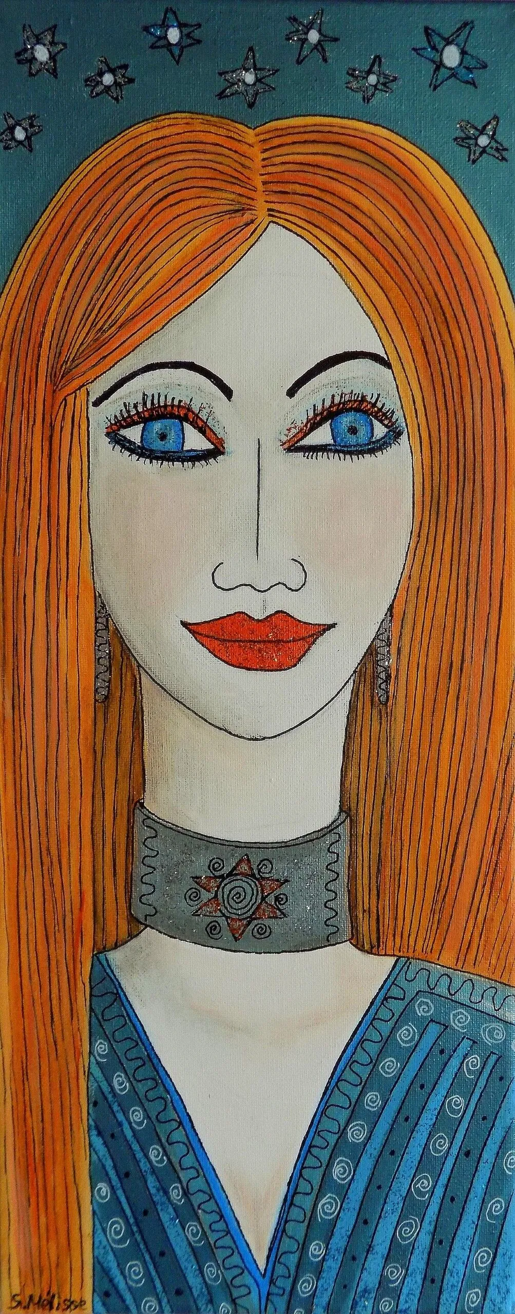 CELESTINE, artwork by Sandrine Mélisse