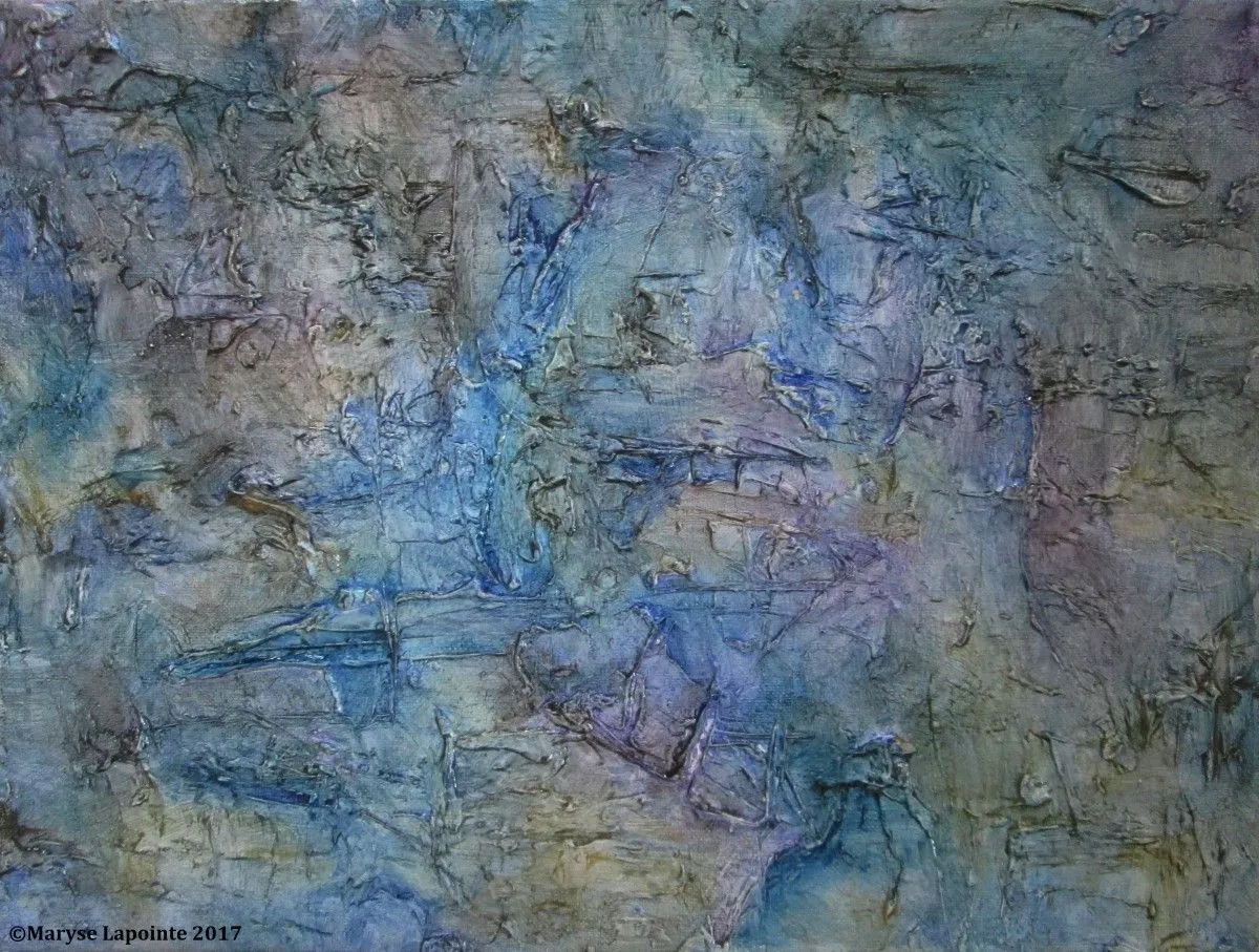 Fossiles 5 (vendu/sold), artwork by Maryse Lapointe