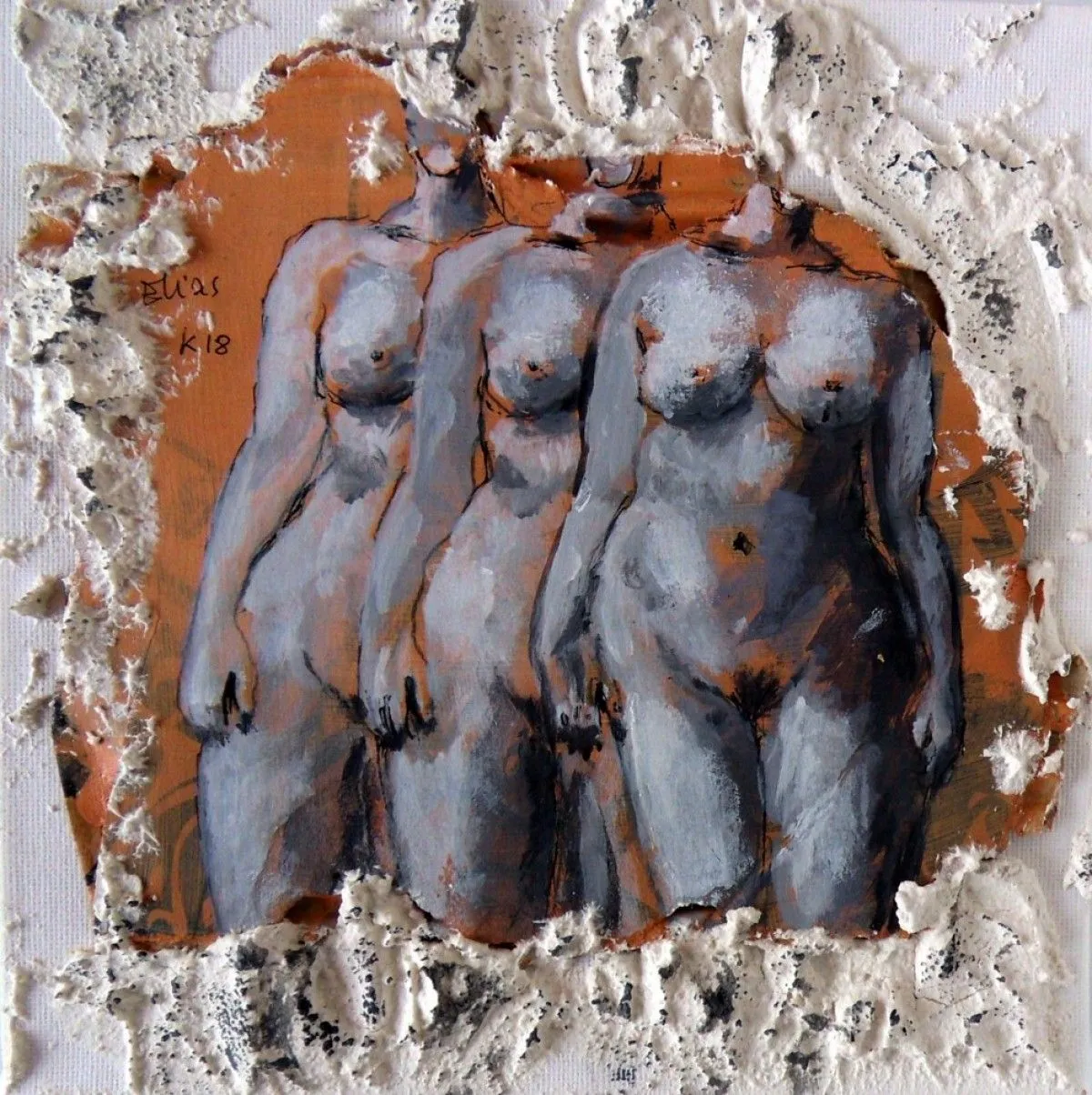 4 tetas, artwork by Elias Elie