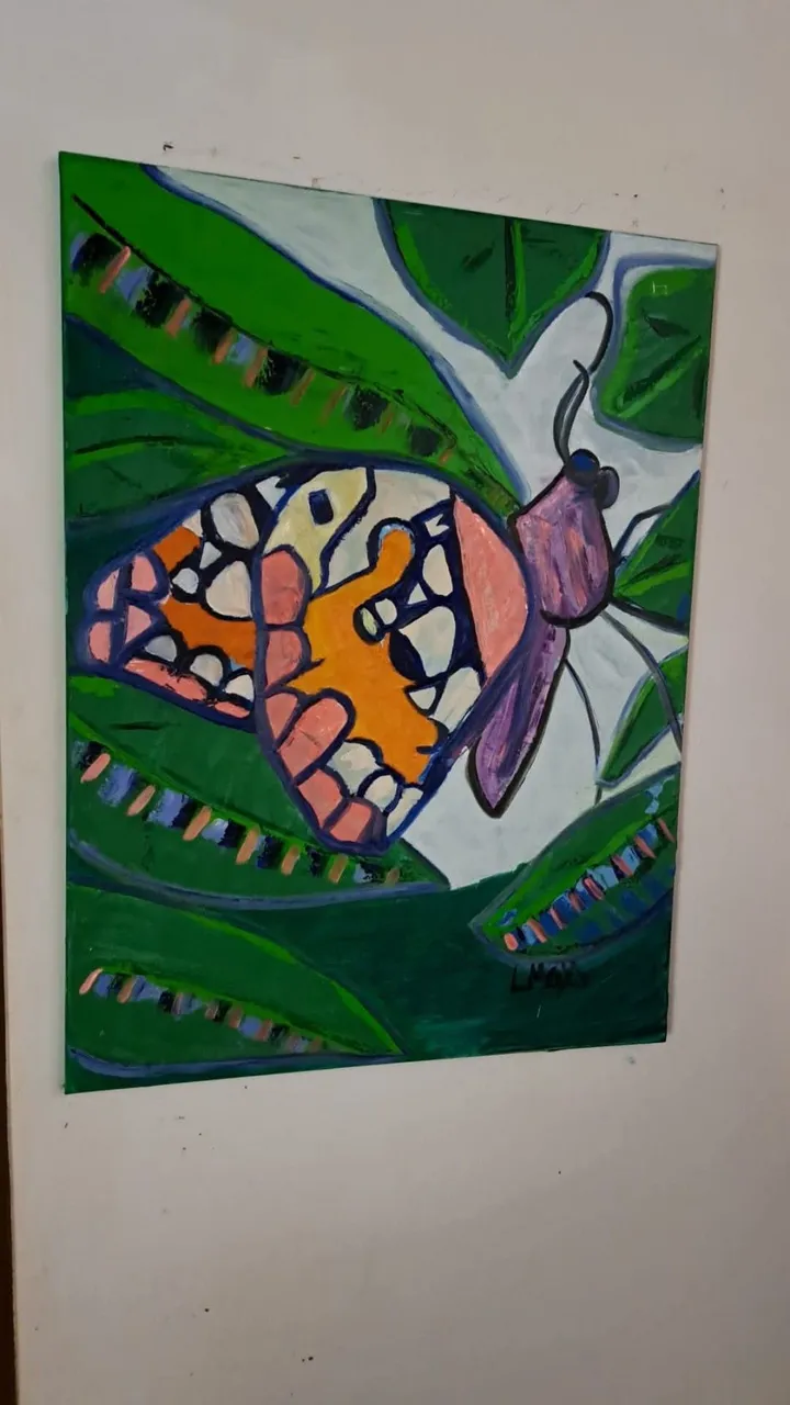 Butterfly, artwork by Ligia Moya