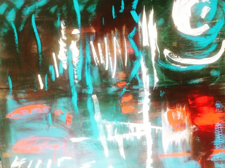 Grotte bleue, œuvre de Angelika Maluba Ulrich