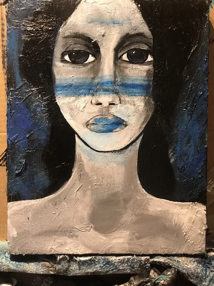 Portrait de Mathilda, artwork by IsaBelle Thibert