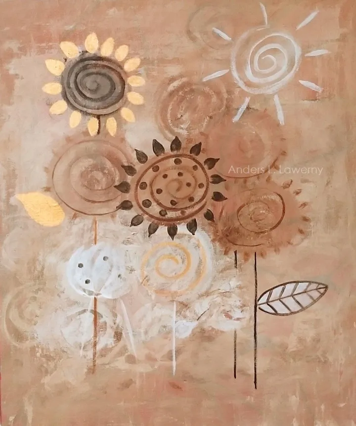petit jardin, œuvre de Anders Lawerny