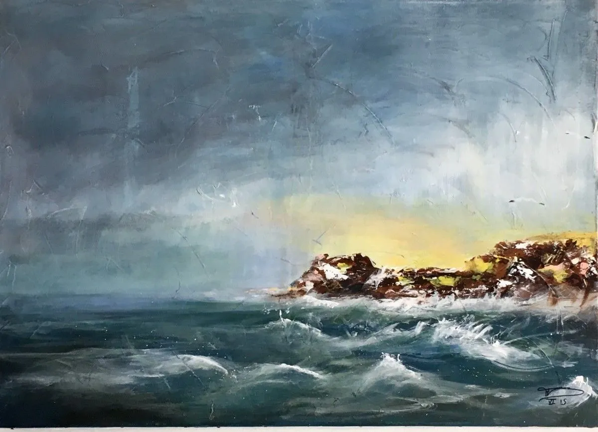 Recif I, œuvre de Françoise AUGUSTINE