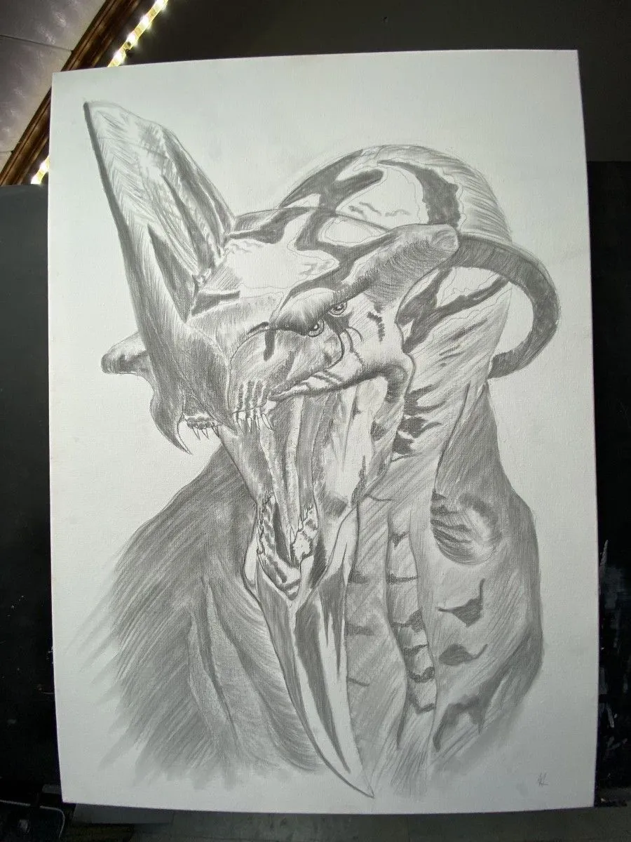 Le Grand Leonopteryx, artwork by albane aleveque