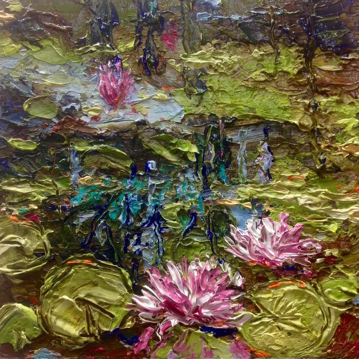 The Lily Pond, artwork by Ursula Lampron