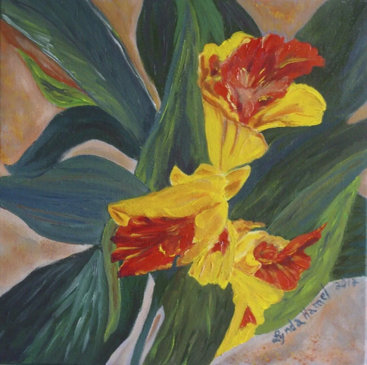48- fleurs sanglantes, œuvre de Lynda Hamel