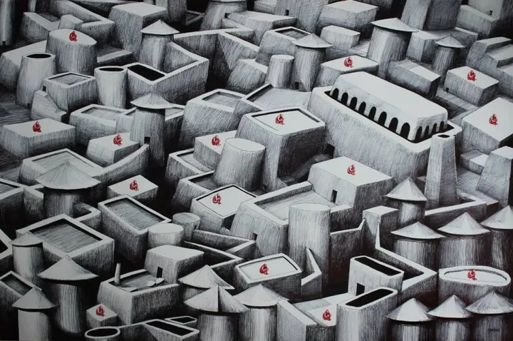 city of solitudes, œuvre de daniele roccaro