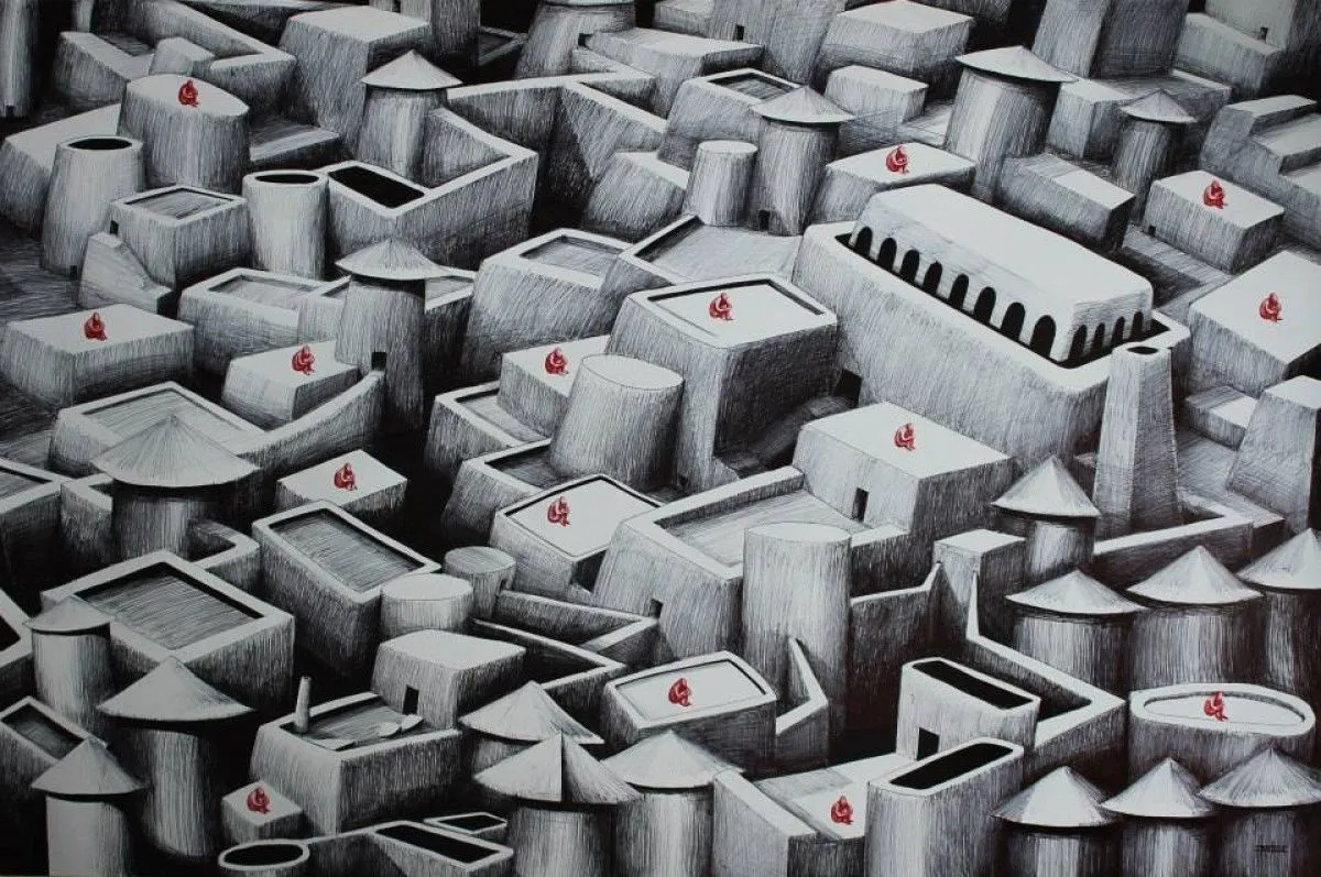 city of solitudes, œuvre de daniele roccaro