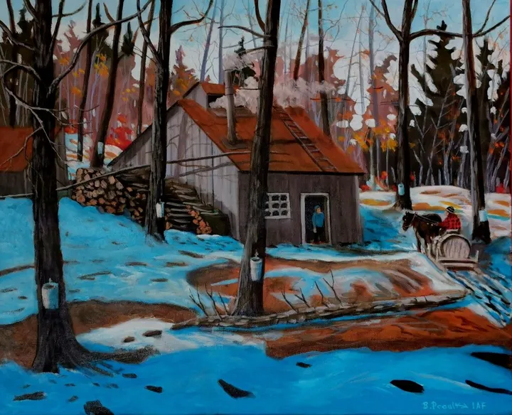 Une image d'autrefois, artwork by Bernard Proulx