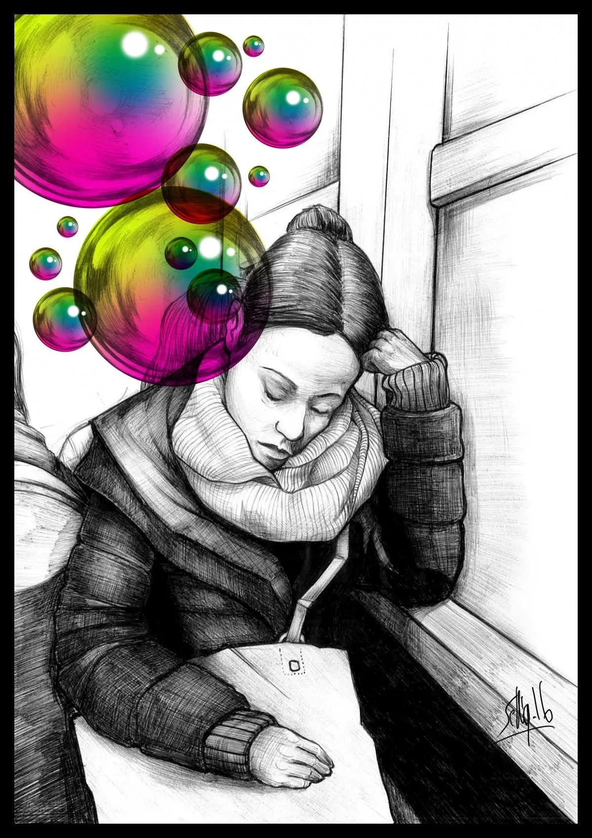 serie Dormeurs, artwork by Gilles Billian