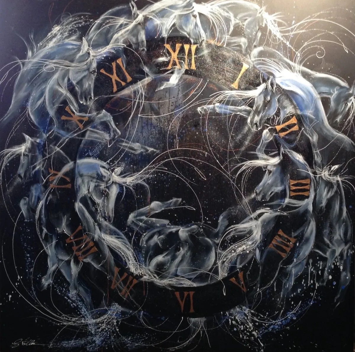 Le temps, œuvre de Sandrine Koller