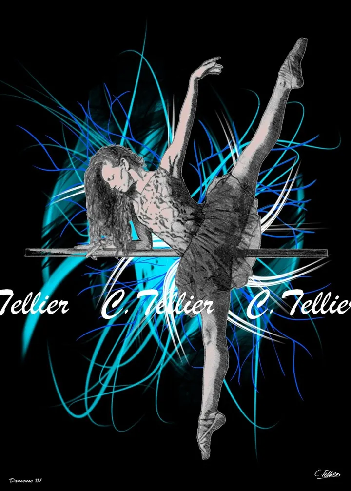 Danseuses #1, œuvre de Tellier Christophe