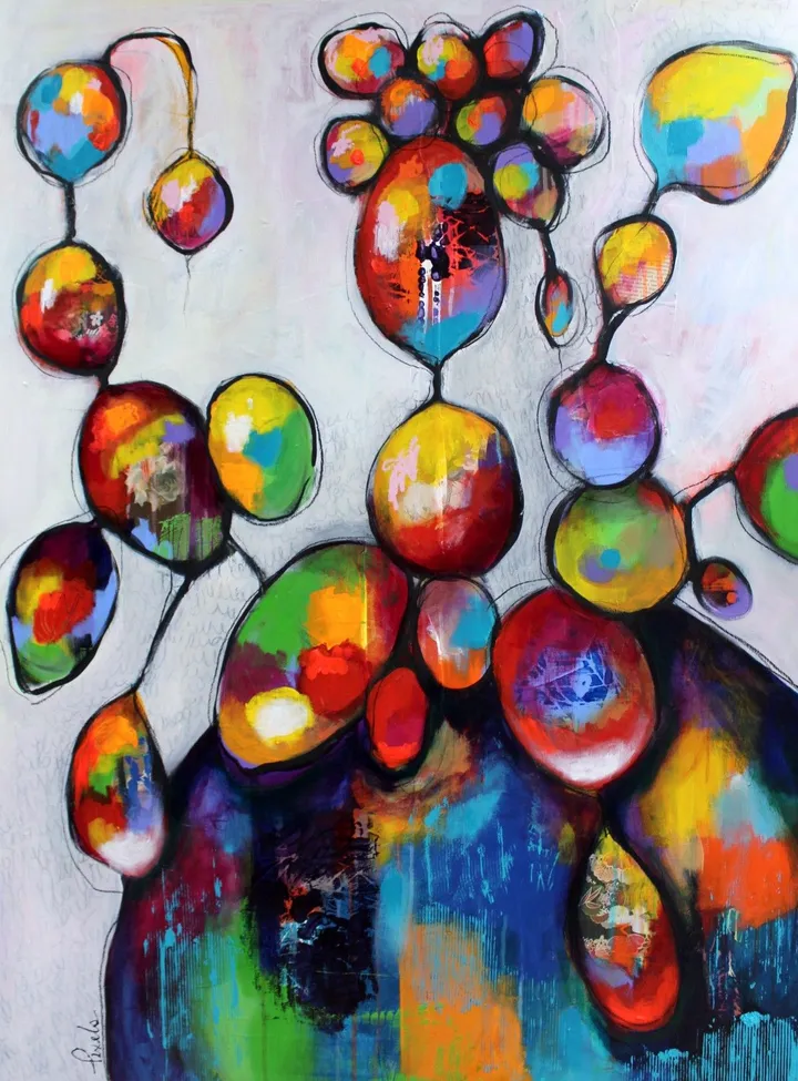 À flot d'attentes, 2018, artwork by Nancy Létourneau