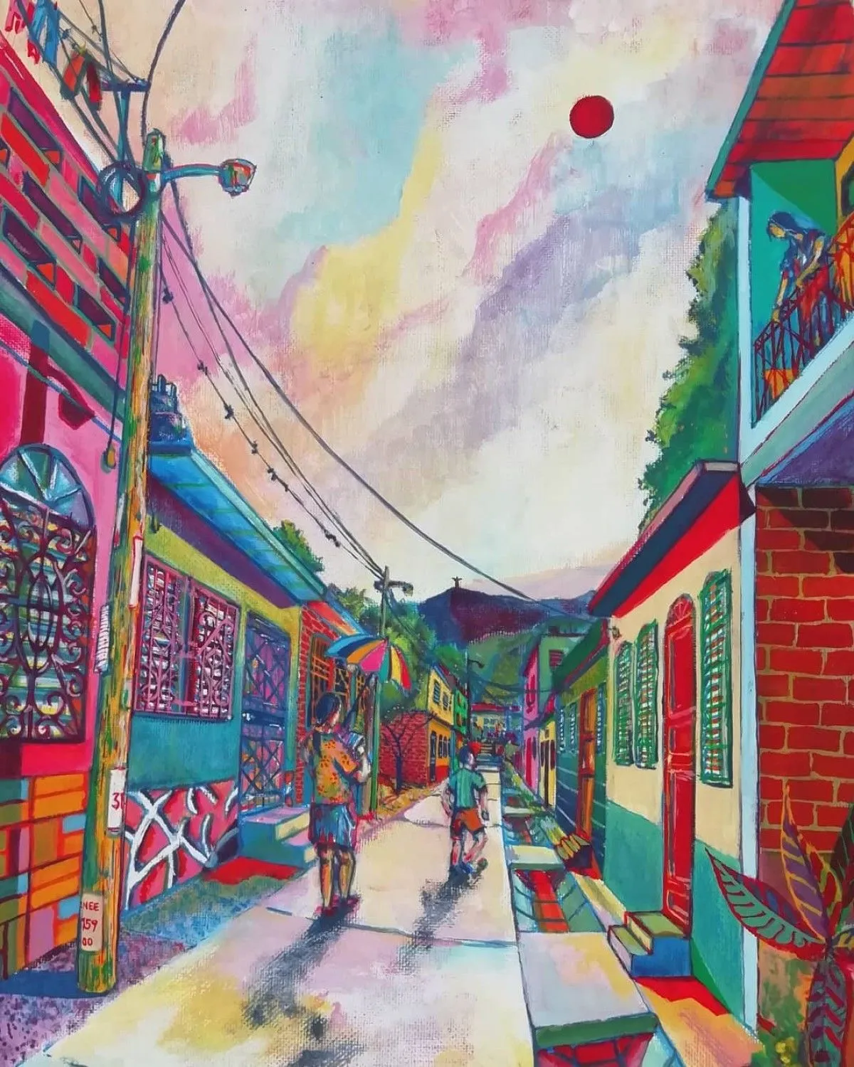 Pasillo de El Hato (Devuelta), œuvre de Aziel Barrientos