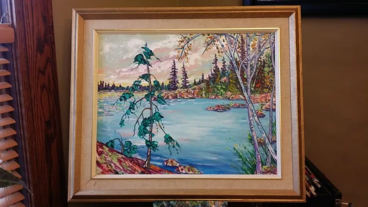 Tom's canoe trip sold, œuvre de Todd Kasprick