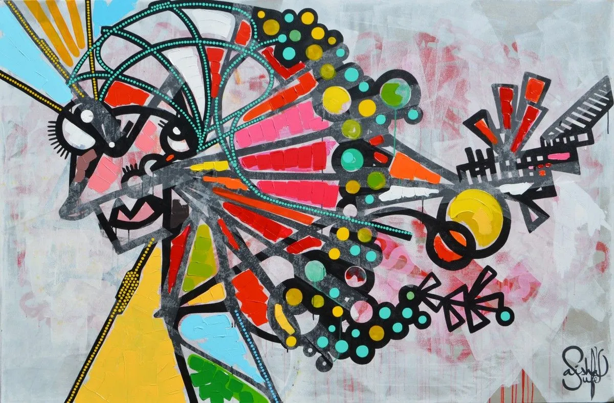 SUEÑOS Y AÑORANZAS, artwork by Aisha Sufé