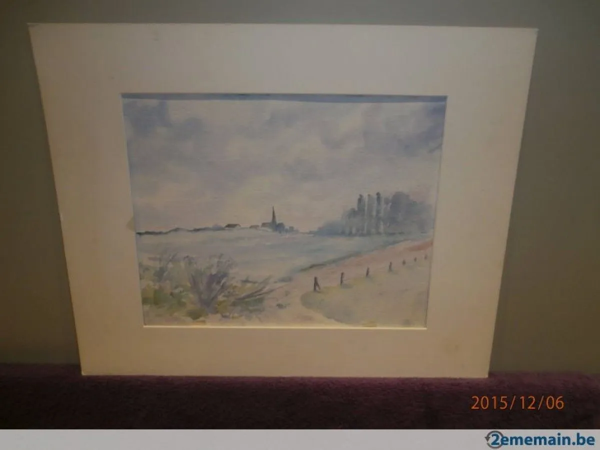 Paysage Gaumais (Belgique), artwork by Lucie RENKIN