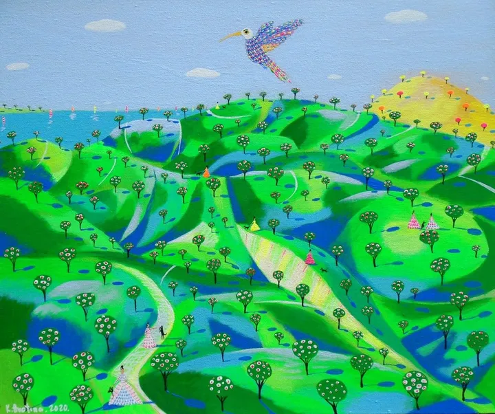 The Golden Mountain Story, artwork by Katrina Avotina
