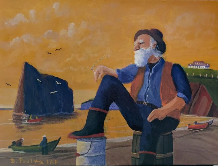 Je le dis et le répète, vive la retraite, œuvre de Bernard Proulx