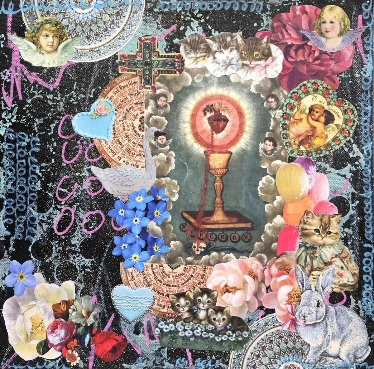 Ace of Cups, œuvre de Lorette C Luzajic