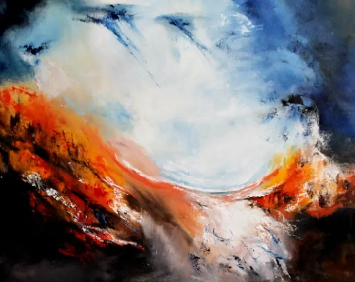 L'espace temps, artwork by Johanne Hebert Coulombe