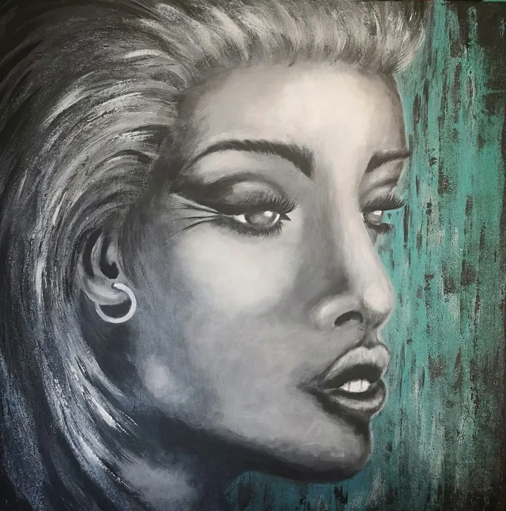 Regard d'argent..., artwork by Saouti Mina