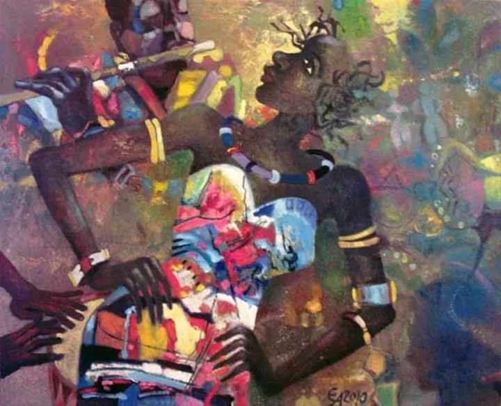 Dance I, artwork by Evgeni Kirilov