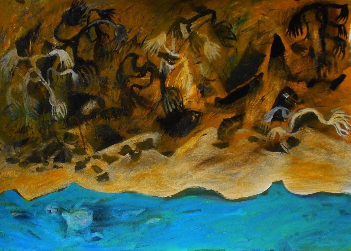 in the sea, artwork by glenn brady
