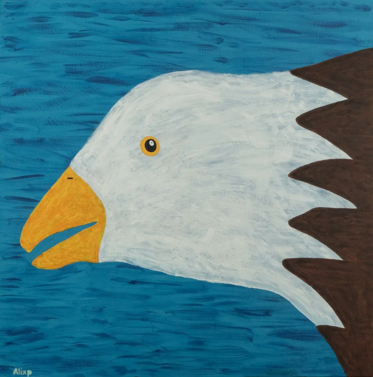 Aigle, œuvre de Alix Parisien