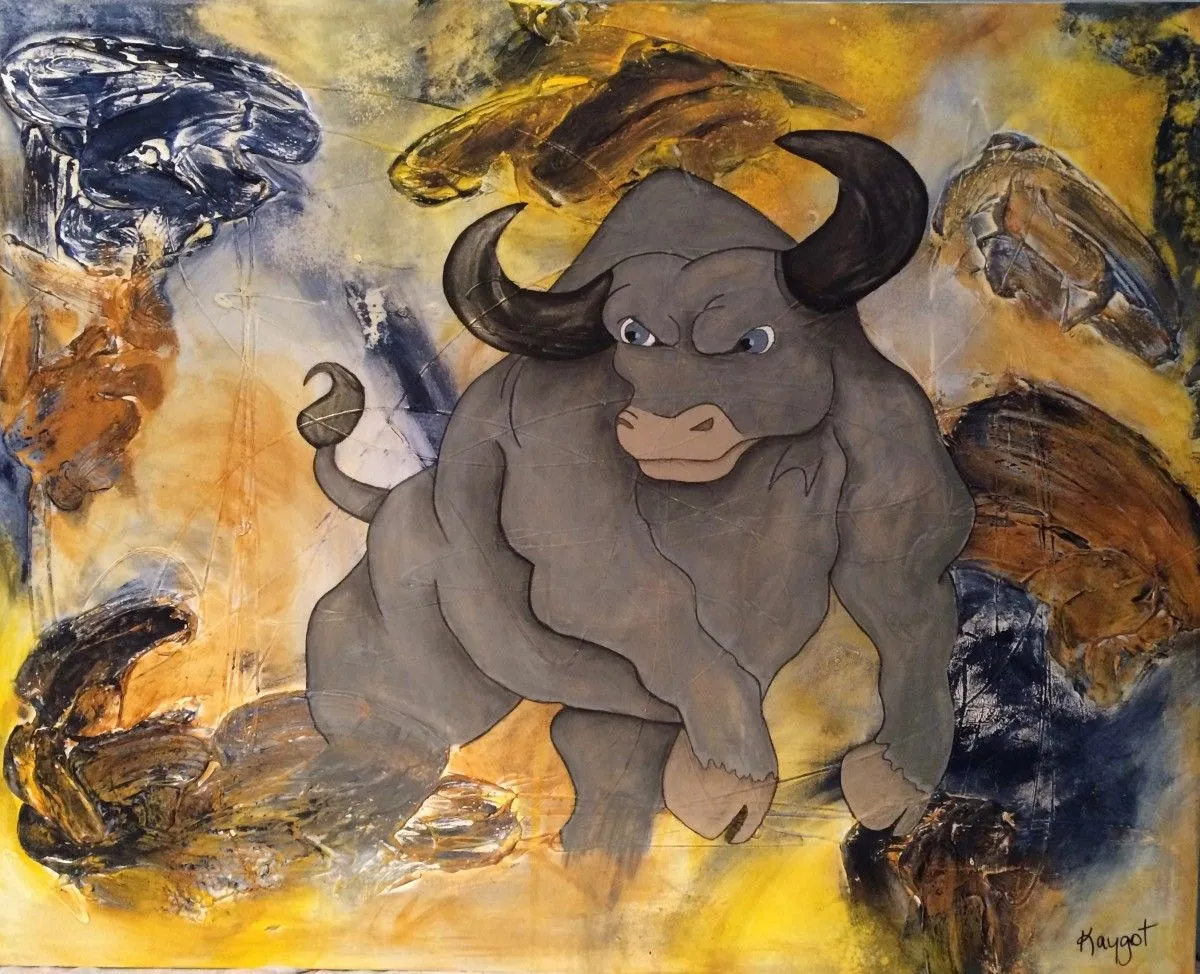 Bull's eye, artwork by Kaygot Artiste-peintre