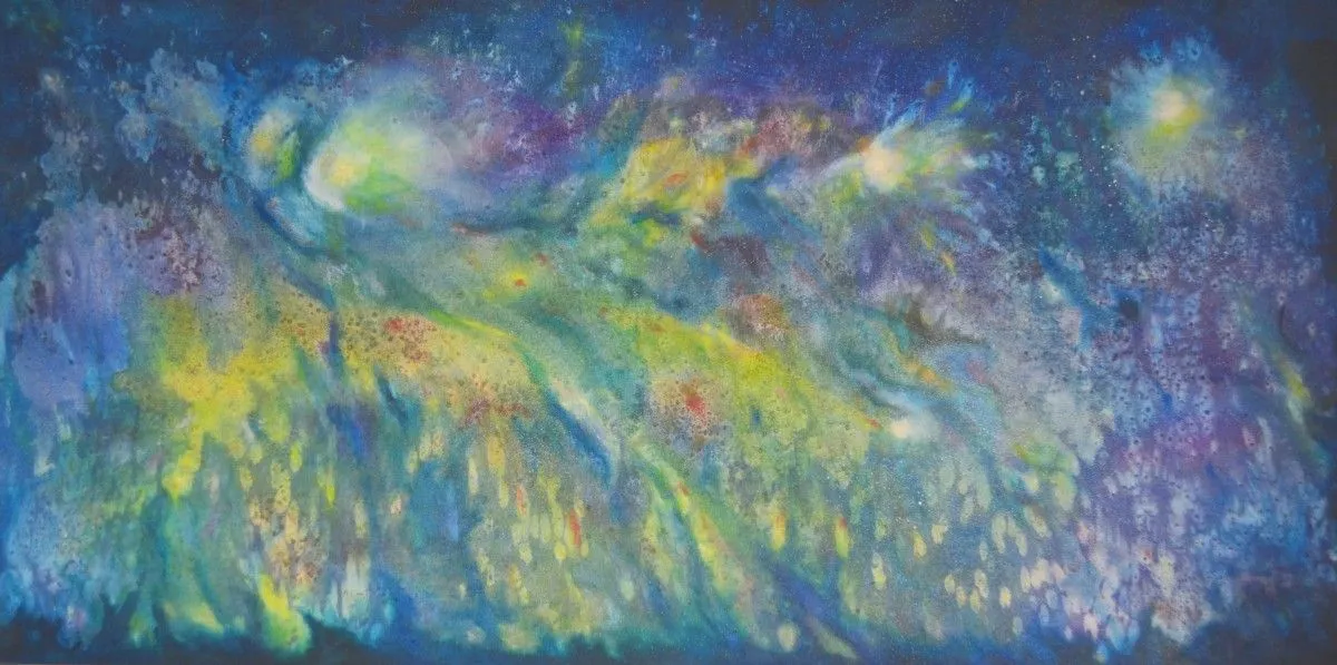L'explosion - l'origine de la création, œuvre de Teresa Fraga
