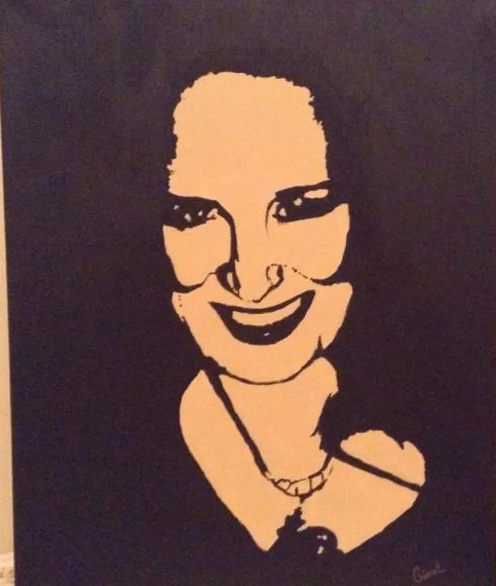 Autoportrait, œuvre de Muriel Gionet