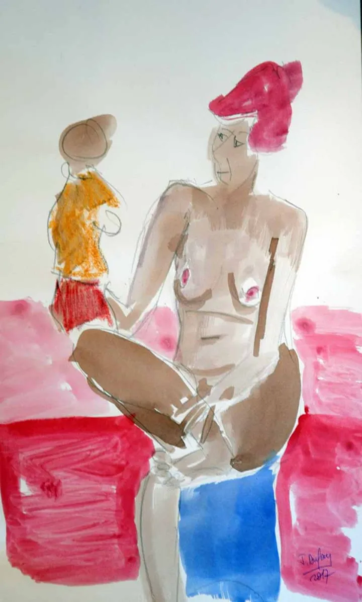 LA MARIONNETTISTE, artwork by Jérôme Dufay