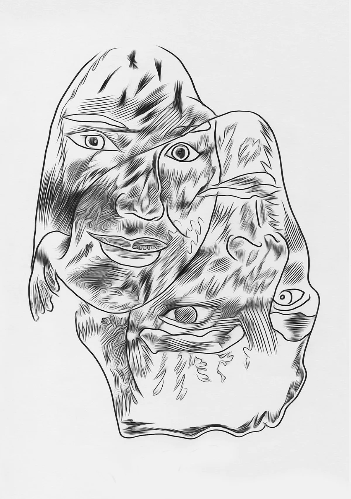 :;, œuvre de Laura H