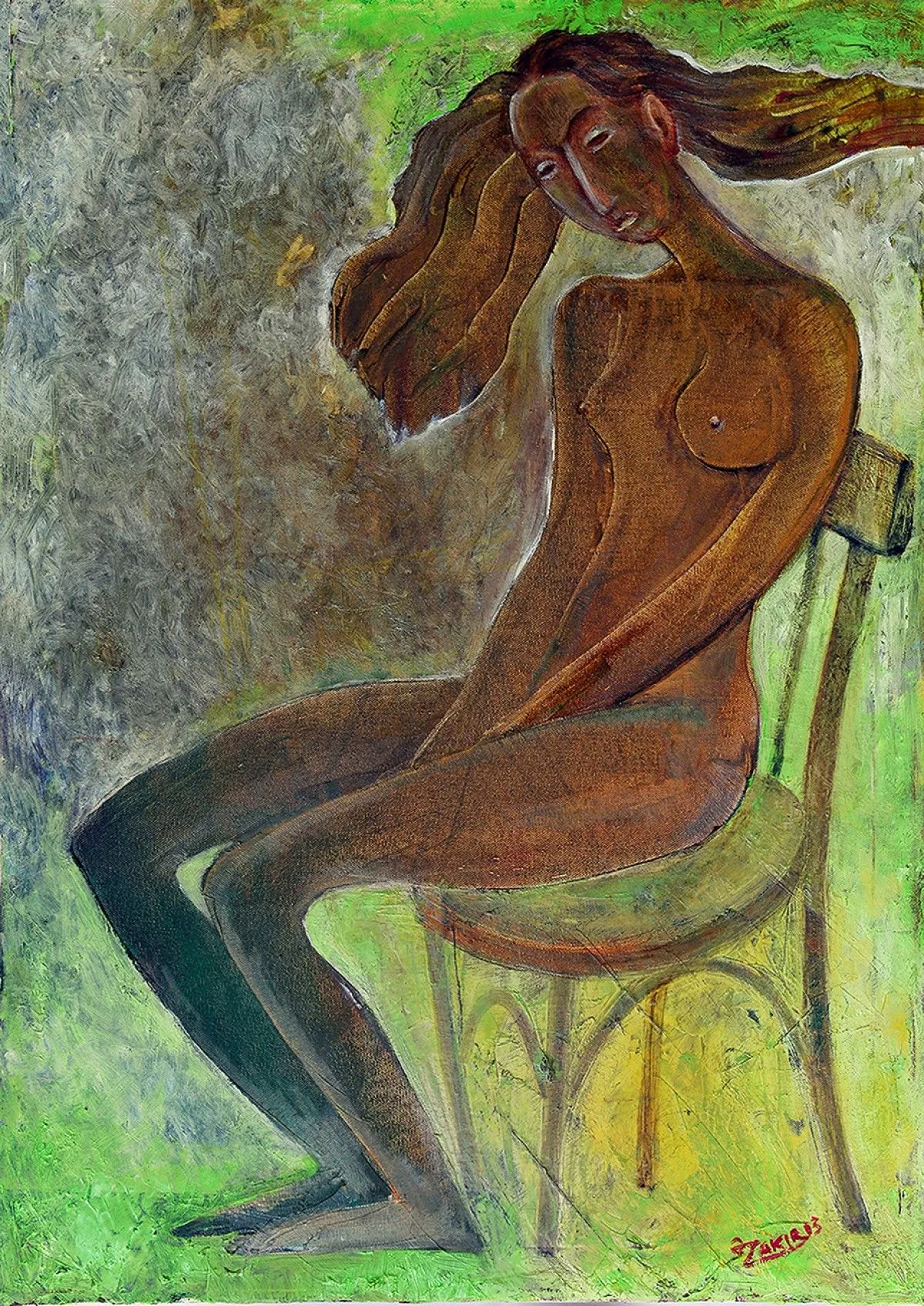Meditation, œuvre de ZAKIR AHMEDOV