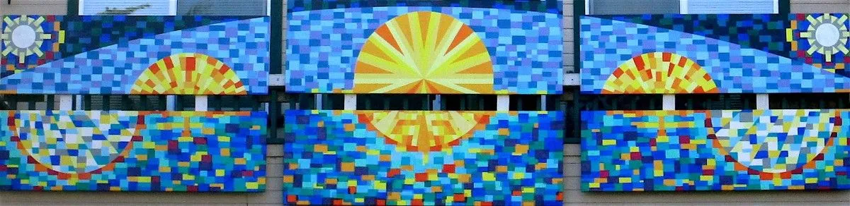 "Dawn Till Dusk", œuvre de Pat Guerre