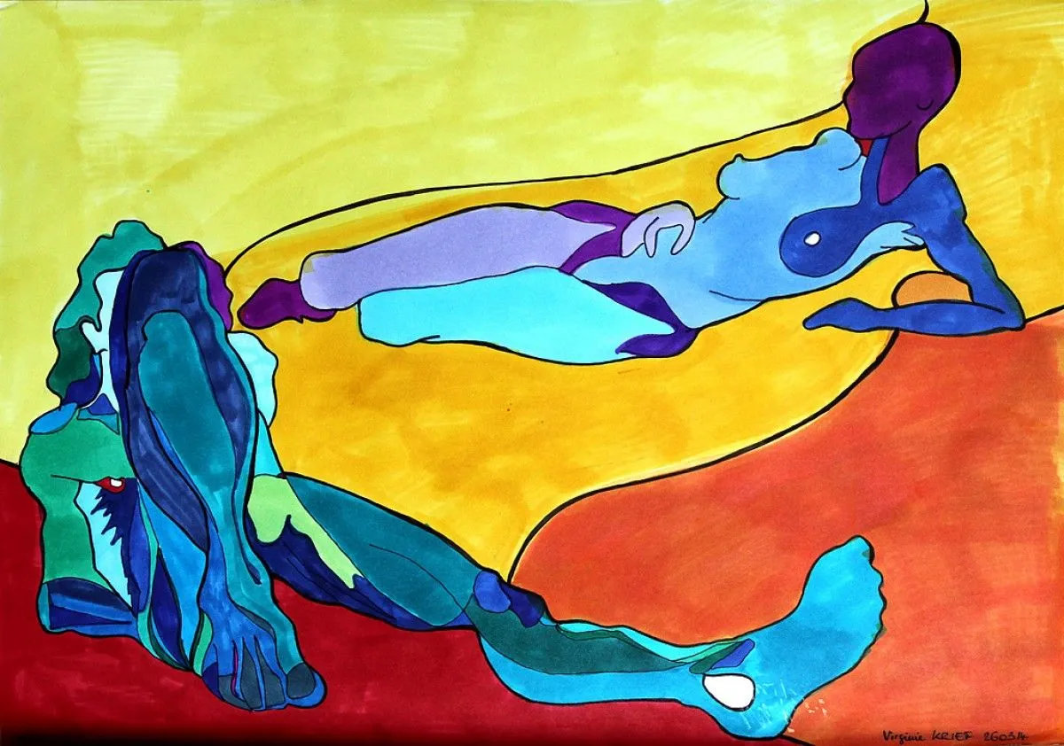 A COUPLE, œuvre de Virginie Krief