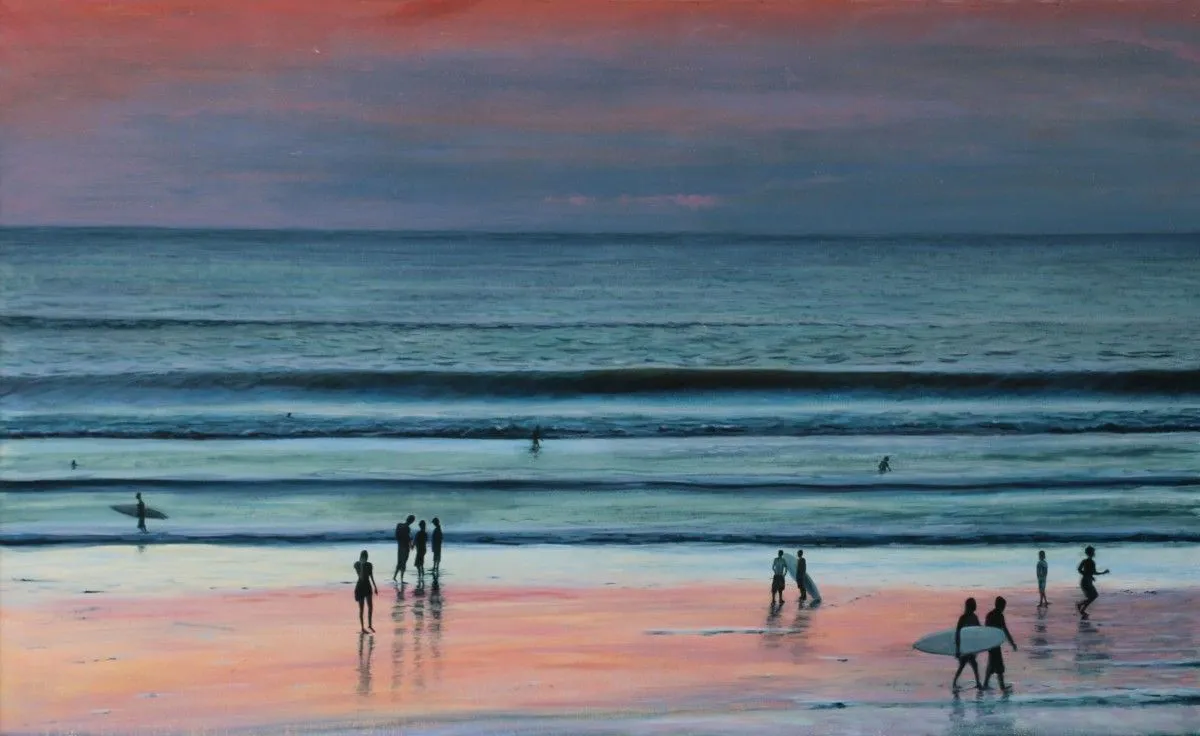 Kuta Beach, artwork by Dmitry Semenkov